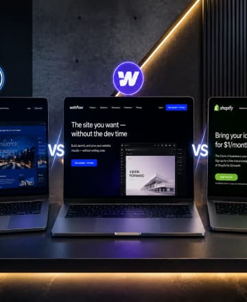 WordPress vs Webflow vs Shopify