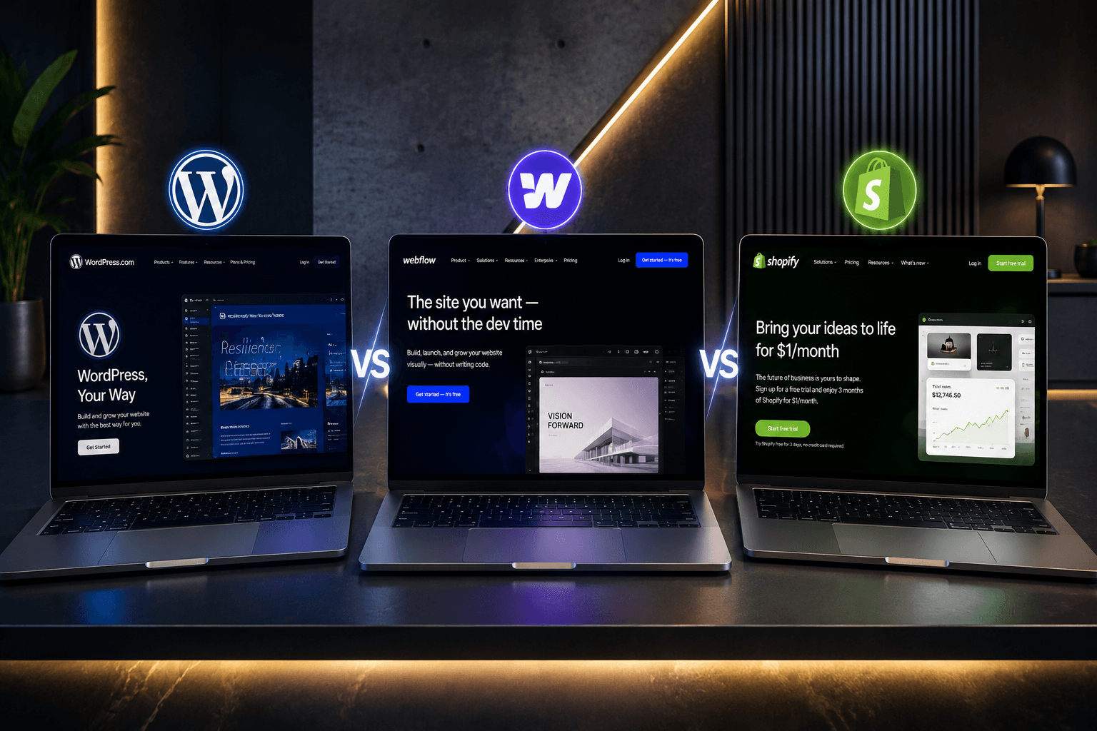 WordPress vs. Webflow vs. Shopify: How to Choose the Right Platform